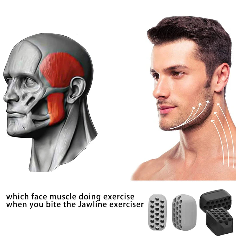 Silicone Jaw Exerciser Facial Toner & Jawline Fitness